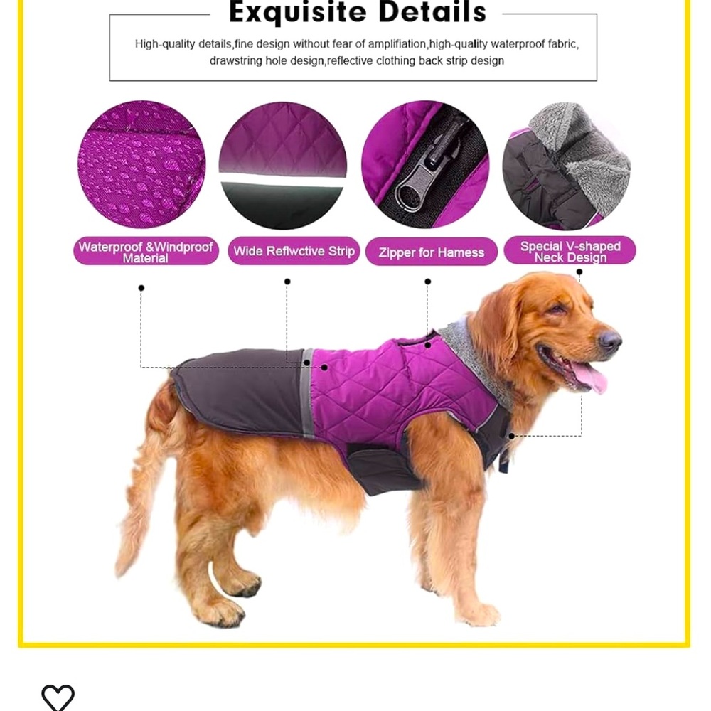 never worn 2 pack reflective dog vests